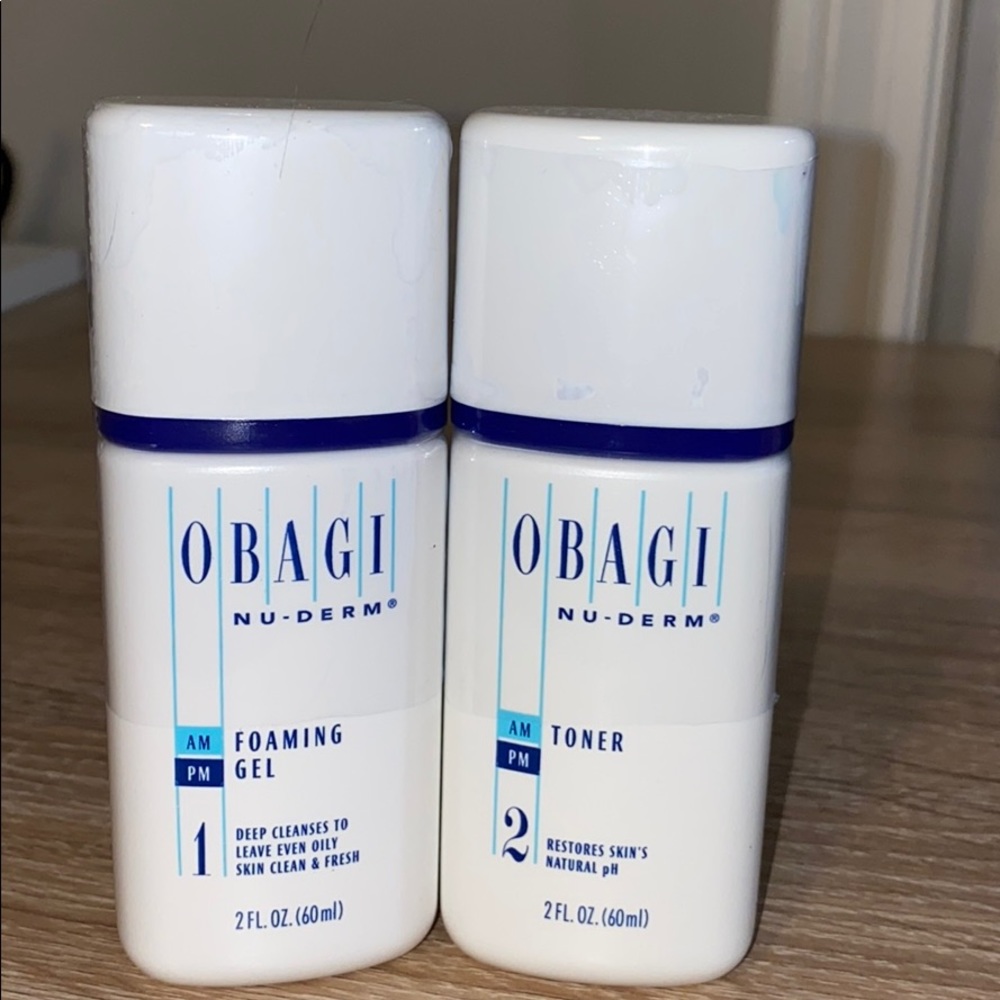 Obagi Foaming Gel and Toner Travel size set